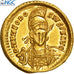 Coin, Theodosius II, Solidus, Constantinople, graded, NGC, Ch XF, 3923421-005