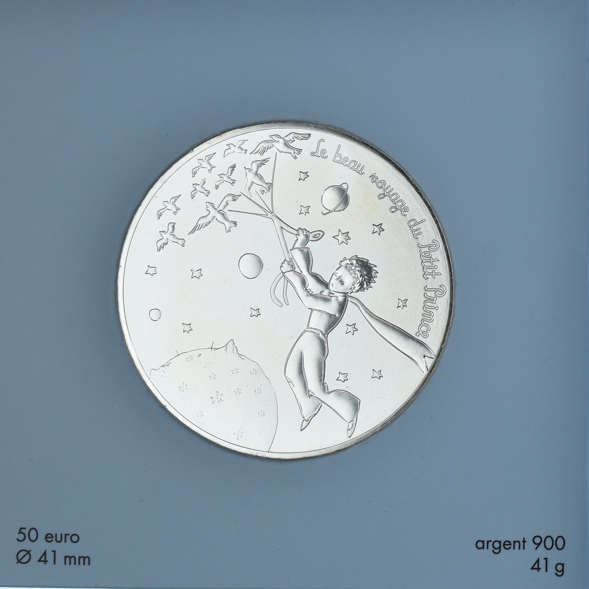 Frankreich, 50 Euro, Le beau voyage du Petit Prince - oiseaux, 2016, Monnaie de