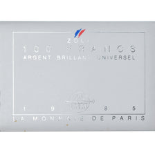 Monnaie, France, Germinal, 100 Francs, 1985, Monnaie de Paris, BU, FDC, Argent
