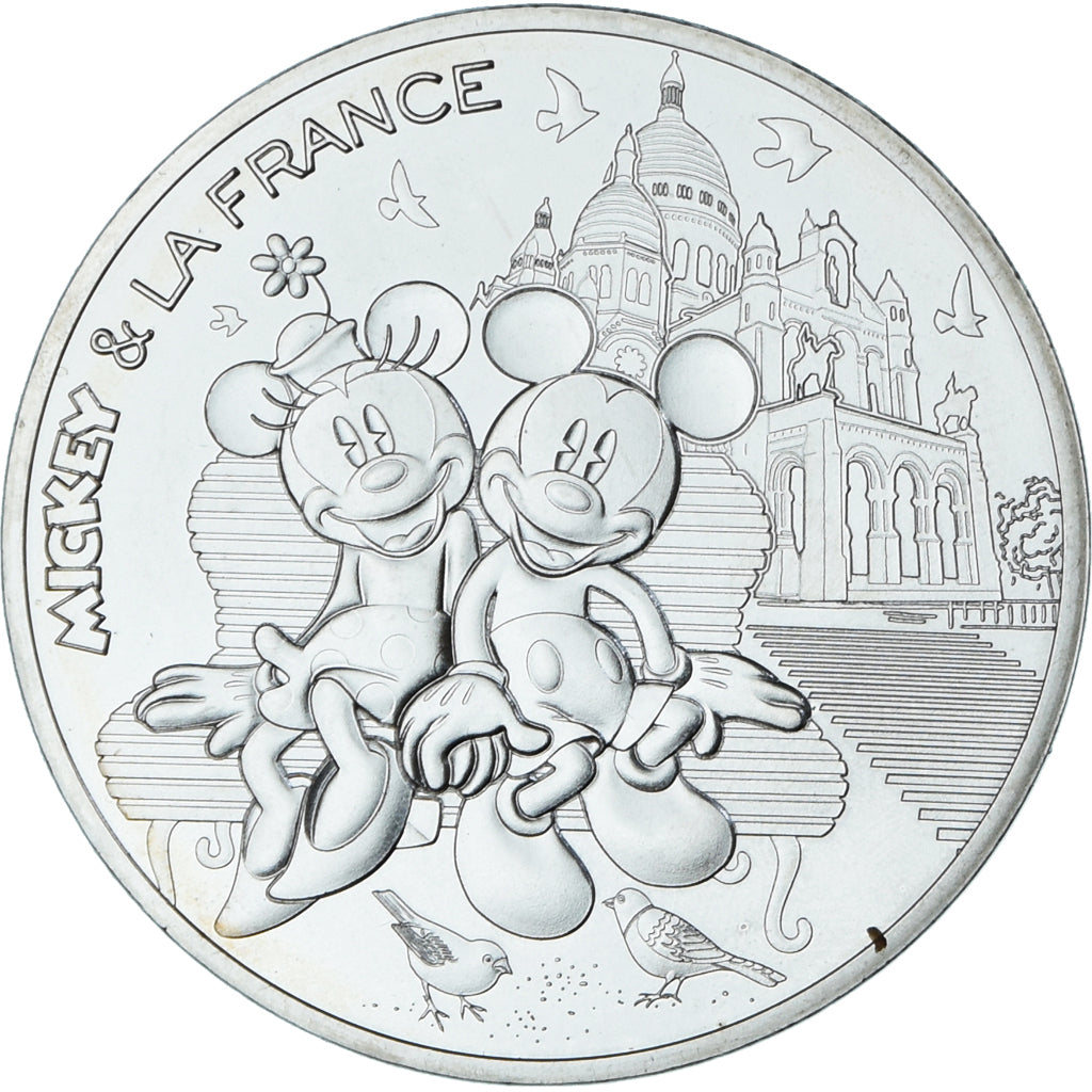 Frankrijk, 50 Euro, Mickey & la France - Sacré-Cœur, 2018, Monnaie de Paris