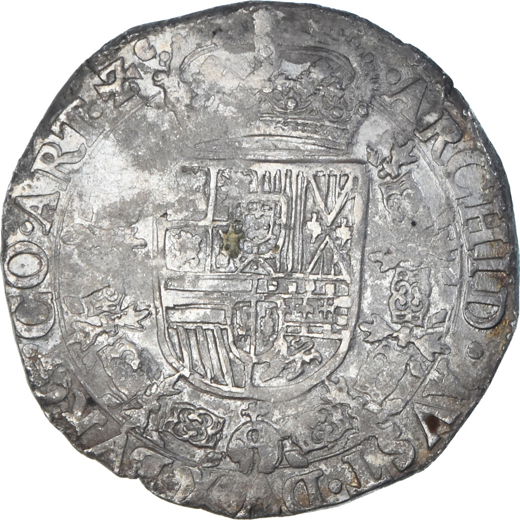 Coin, Spanish Netherlands, Artois, Philippe IV, Patagon, 1627, Arras, EF(40-45)