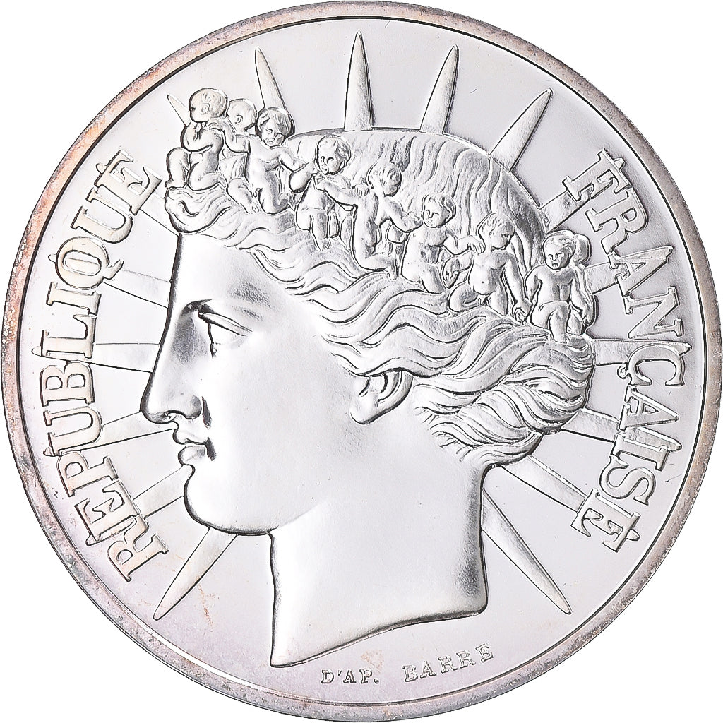 Coin, France, Fraternité, 100 Francs, 1988, Monnaie de Paris, série FDC