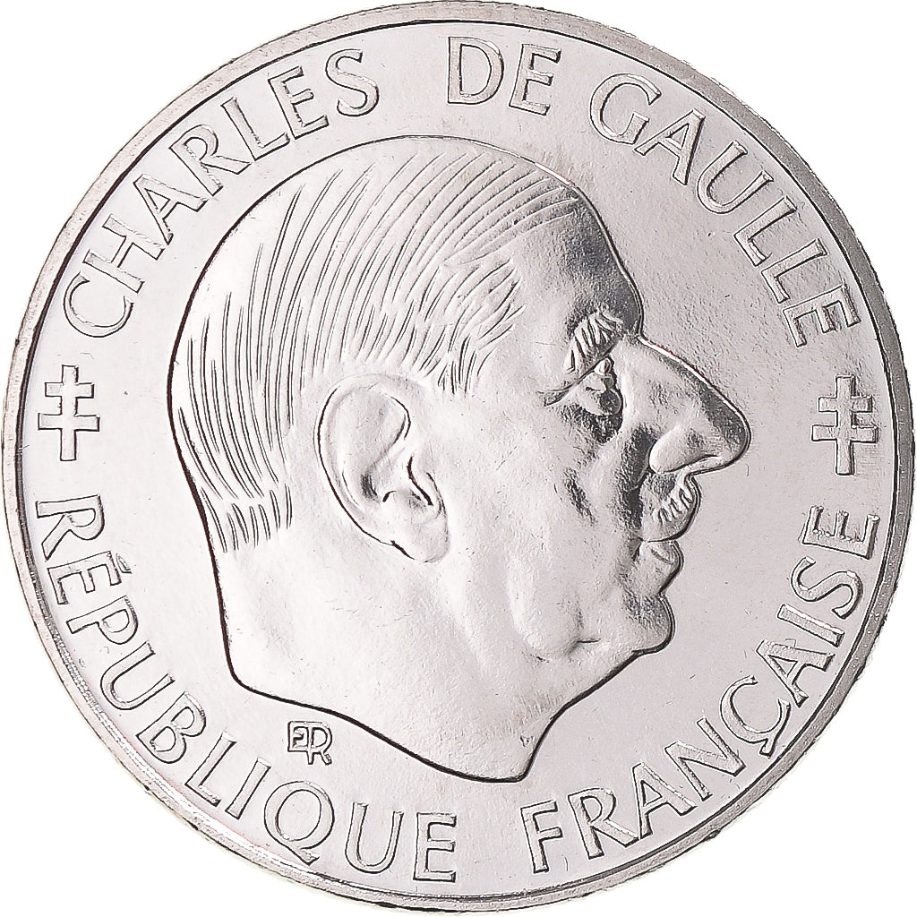Coin, France, Charles de Gaulle, Franc, 1988, Paris, série FDC, MS(65-70)
