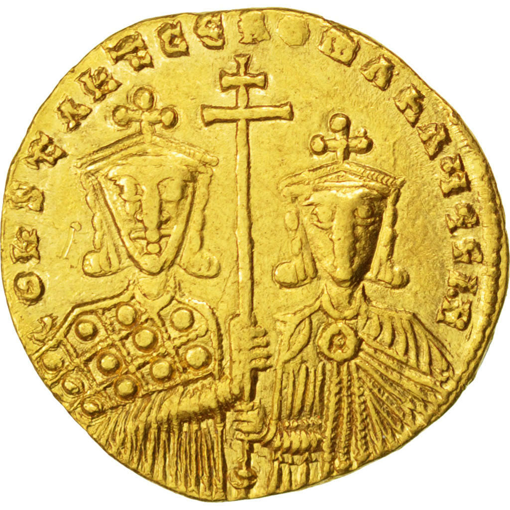 Constantine VII, Porphyrogenitus 913-959, Solidus, Constantinople, AU(55-58),...