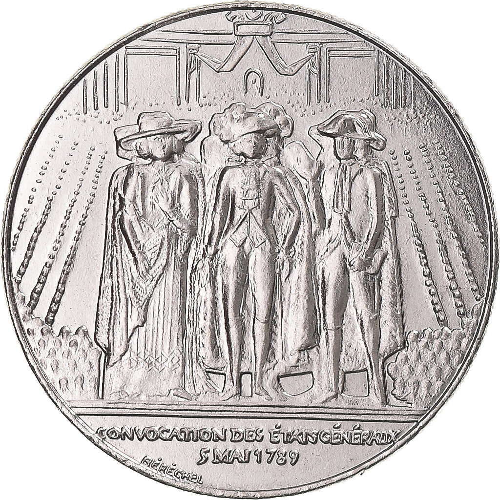 Moneda, Francia, États généraux, Franc, 1989, Monnaie de Paris, série FDC