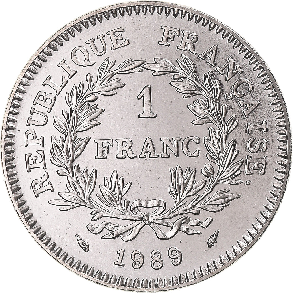 Moneda, Francia, États généraux, Franc, 1989, Monnaie de Paris, série FDC