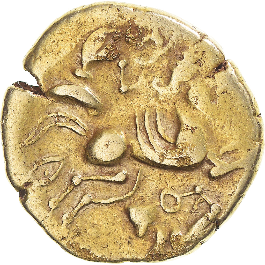 Moneta, Aulerci Diablintes, Statère à la situle, 1st century BC, Jublain