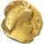 Moneda, Aulerci Cenomani, 1/4 Stater, 1st century BC, Le Mans, BC+, Oro