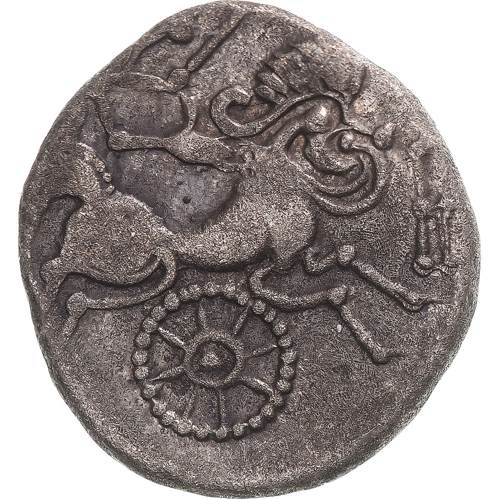 Münze, Redones, Statère au profil imberbe, 1st century BC, Rennes, S+, Billon