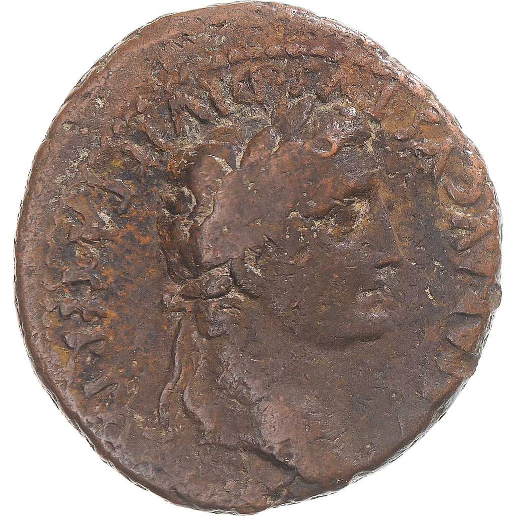 Coin, Augustus, As, 9-14, Lugdunum, VF(30-35), Bronze, RIC:233