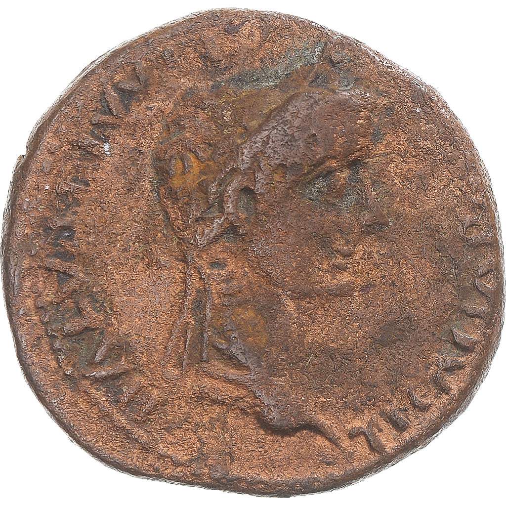 Coin, Augustus, As, 9-14, Lugdunum, VF(30-35), Bronze, RIC:233