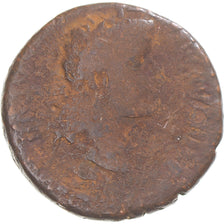 Coin, Augustus, As, 9-14, Lugdunum, F(12-15), Bronze, RIC:233
