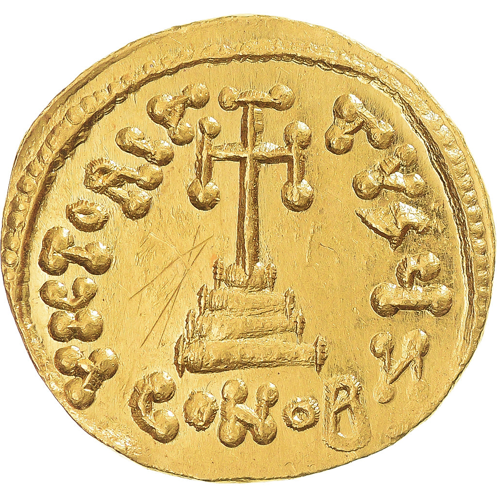 Monnaie, Heraclius, avec Heraclius Constantin, Solidus, 610-641, Constantinople