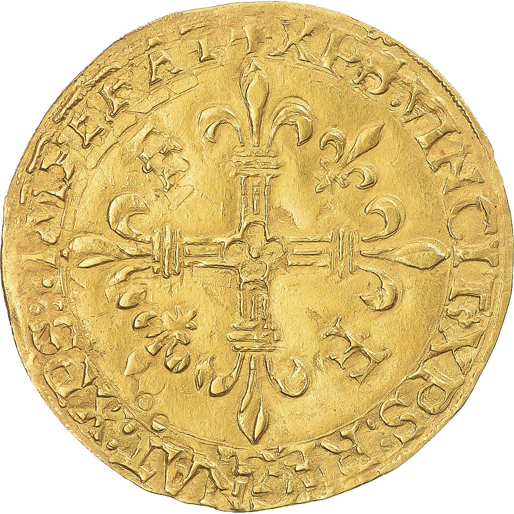 Coin, France, François Ier, Écu d'or au soleil, après 1519, Paris, AU(55-58)