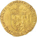 Moneta, Francja, François Ier, Écu d'or au soleil, après 1519, Lyon