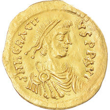Coin, Heraclius, Tremissis, 610-641, Constantinople, AU(50-53), Gold, Sear:787