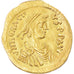 Coin, Heraclius, Tremissis, 610-641, Constantinople, AU(50-53), Gold, Sear:787