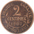 Moneta, Francia, Dupuis, 2 Centimes, 1907, Paris, BB, Bronzo, KM:841