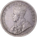 Moneda, INDIA BRITÁNICA, George V, Rupee, brockage (lakhi), EBC, Plata, KM:524