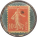 Moneda, Francia, Anisette Marie Brizard, timbre-monnaie 10 centimes, MBC+