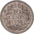 Moeda, Países Baixos, Wilhelmina I, 10 Cents, 1938, VF(30-35), Prata, KM:163