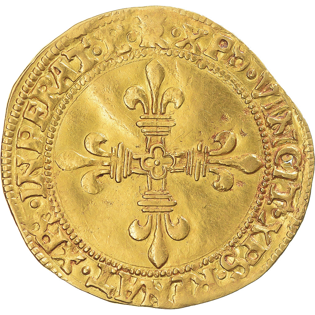 Coin, France, François Ier, Ecu d'or au soleil du Dauphiné, après 1519