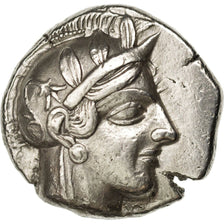 Attica, Athens (490-407 BC), Tetradrachm, Athens, AU(50-53), Silver, SNGCop...