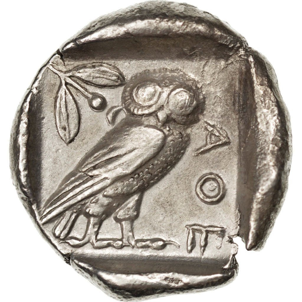 Attica, Athens (490-407 BC), Tetradrachm, Athens, AU(50-53), Silver, SNGCop...