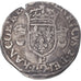 Monnaie, France, Henri II, Douzain aux croissants, 1550, Dijon, TTB, Billon