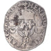 Moneta, Francia, Henri II, Douzain aux croissants, 1549, La Rochelle, MB+