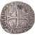 Moeda, França, Henri III, Douzain aux deux H, 1577, Dijon, VF(30-35), Prata