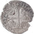 Moneda, Francia, Henri III, Douzain aux deux H, 1588, Troyes, MBC, Plata