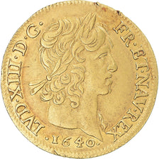 Münze, Frankreich, Louis XIII, Louis d'Or, 1640, Paris, SS, Gold, KM:105