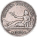 Coin, Spain, Provisional Government, Peseta, 1869, Madrid, VF(30-35), Silver