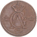 Coin, Sweden, Gustaf IV Adolf, 1/2 Skilling, 1807, EF(40-45), Copper, KM:565