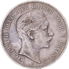 Moneta, Stati tedeschi, PRUSSIA, Wilhelm II, 2 Mark, 1896, Berlin, MB+, Argento