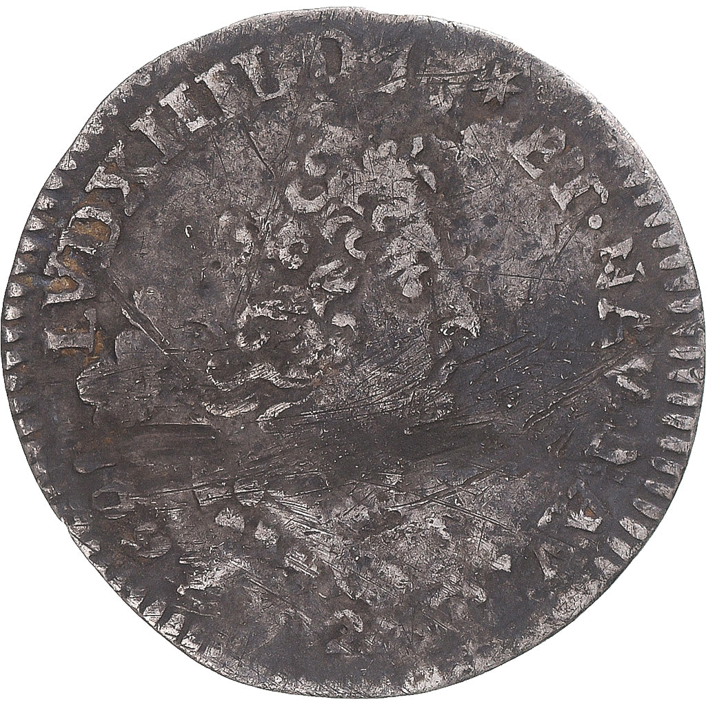 Munten, Frankrijk, Louis XIV, 5 Sols aux insignes, 1702, Uncertain Mint
