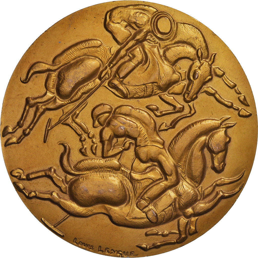 France, Medal, Polo de Paris, Tournoi Tennis, Sport, 1982, Louis Leygue
