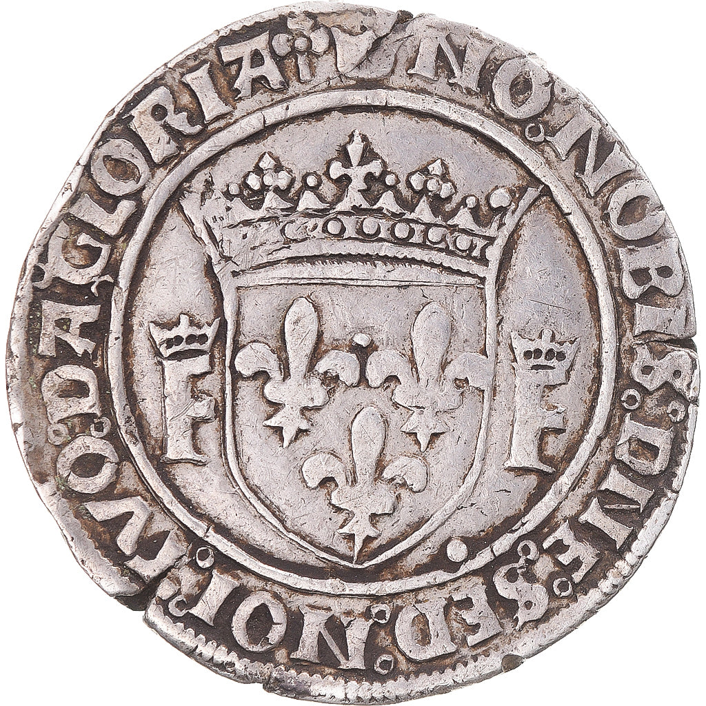 Coin, France, François Ier, Teston, 1515-1547, Lyon, EF(40-45), Silver