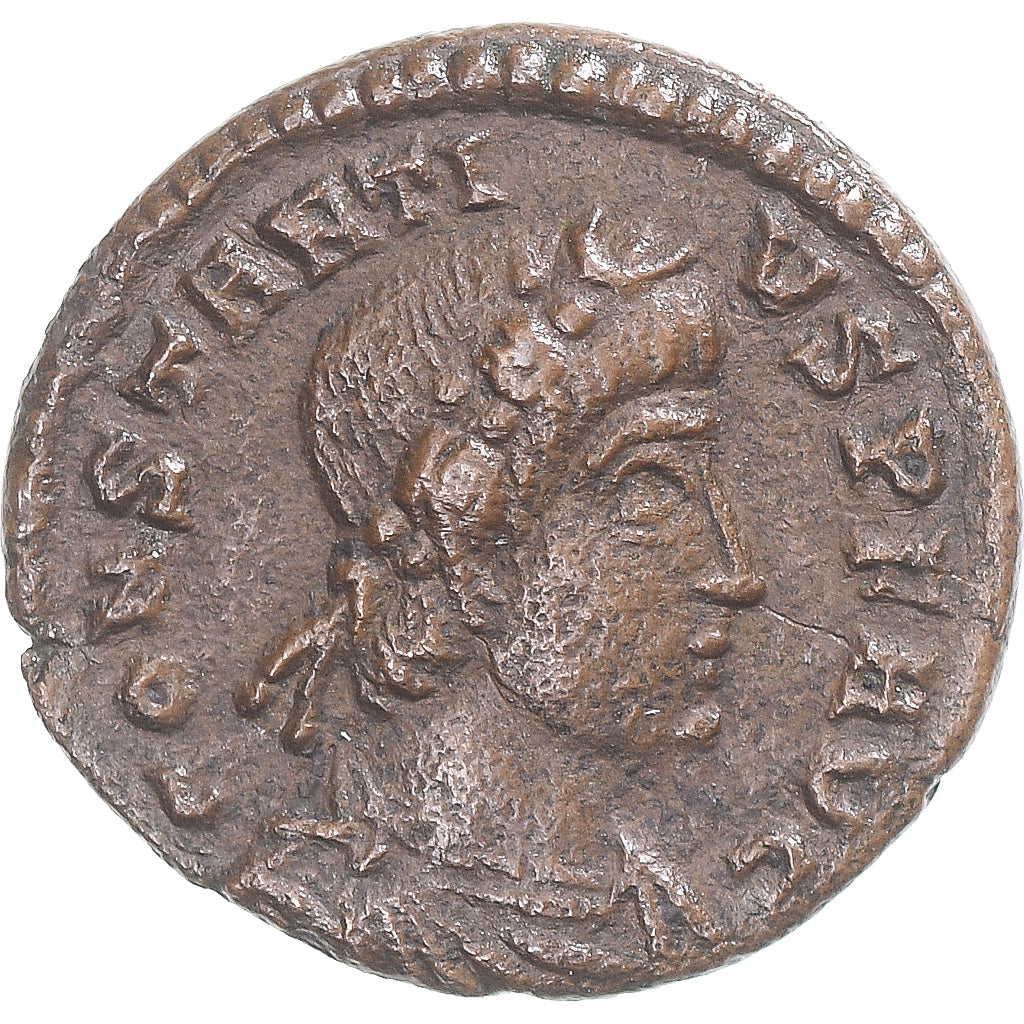 Moneta, Constantius II, Follis, 347-348, Treveri, BB, Rame, RIC:185