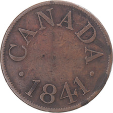 Kanada, Halfpenny Token, 1841, SS, Kupfer