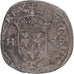 Moeda, França, Henri IV, Douzain aux deux H, 1594, Lyon, VF(30-35), Lingote