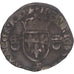 Moneda, Francia, Henri II, Douzain aux croissants, 1554, Dijon, BC+, Vellón