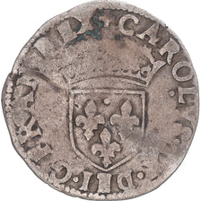 Moneta, Francia, Charles IX, Sol Parisis, MB, Biglione, Gadoury:414