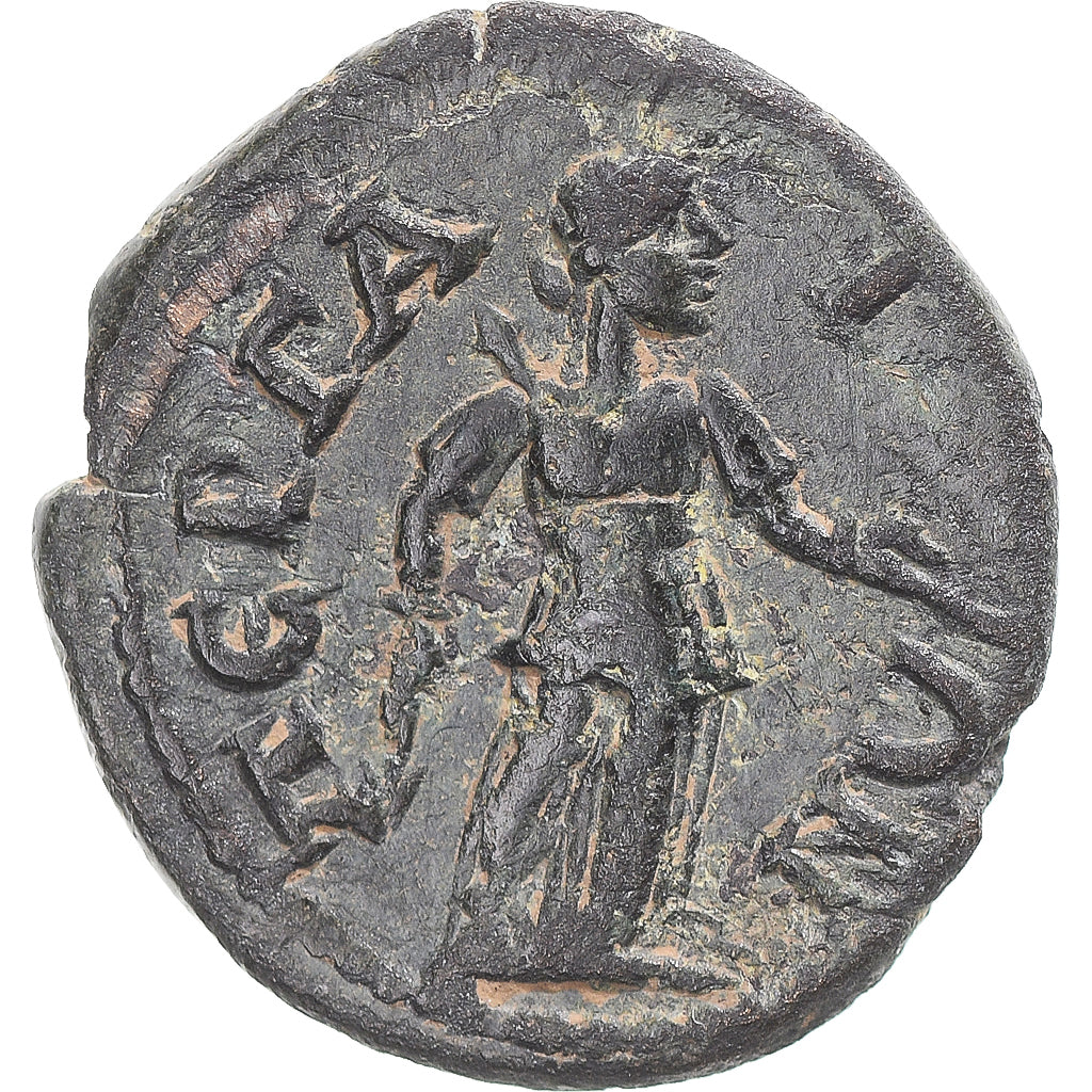 Coin, Pamphylia, Elagabalus, Æ, 218-222, Perga, EF(40-45), Bronze