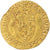 Coin, France, Charles VII, 1/2 écu d'or à la couronne, 1445, Paris, EF(40-45)