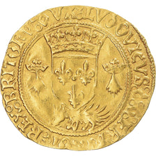Coin, France, Louis XII, Écu d’or au porc épic de Bretagne, Nantes, 2nd type