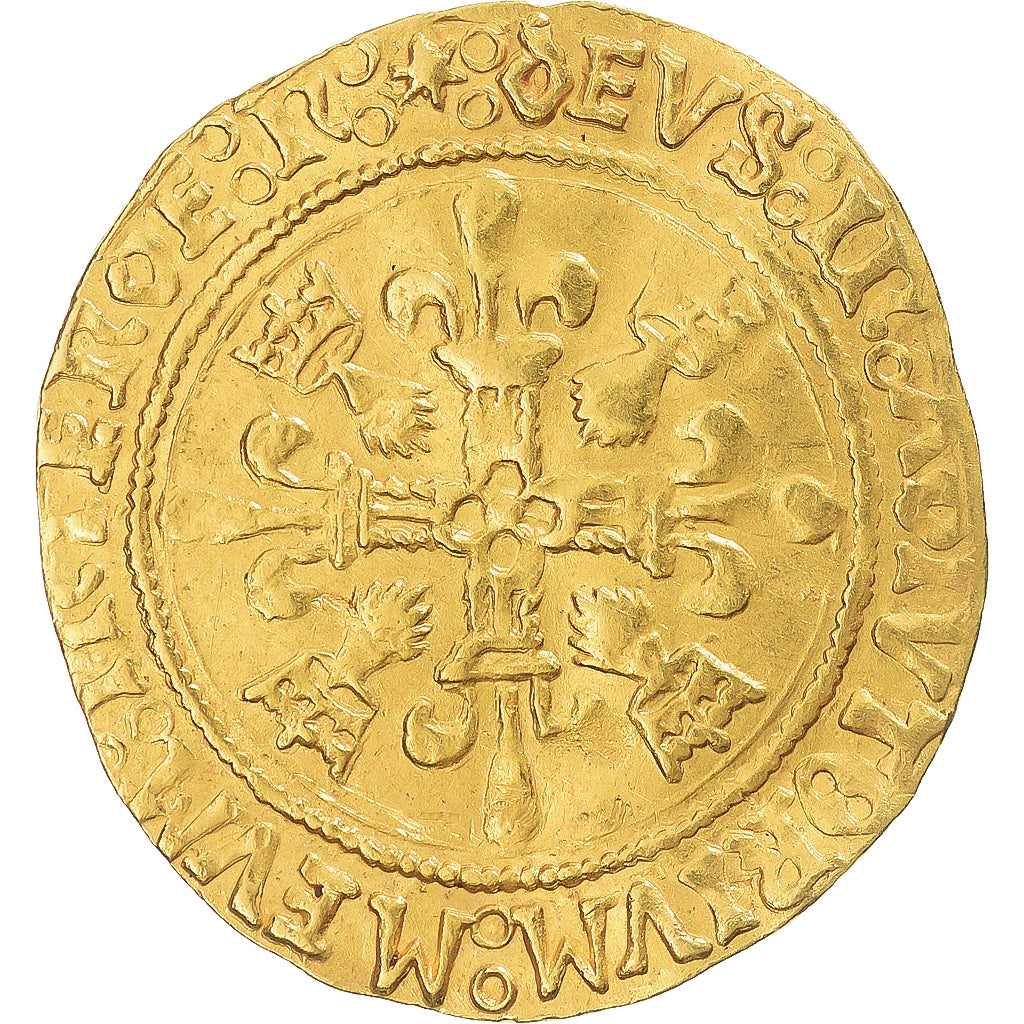 Coin, France, Louis XII, Écu d’or au porc épic de Bretagne, Nantes, 2nd type