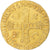 Munten, Frankrijk, Henri II, Double Henri d'or, 1561, Rouen, 1st Type, ZF, Goud