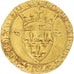 Moneda, Francia, Dauphin Charles, Régent, Écu d’or aux deux couronelles